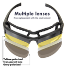 Тактичні окуляри зі змінними лінзами, Daisy X7 black - зображення 6