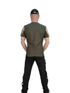 Военная тактическая футболка ВСУ размер L (50-52) 120160 хаки - изображение 6