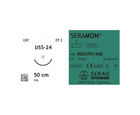 SERAMON шовний матеріал монофіламентний зворотно-ріжуча голка 1 шт. (1 (5.0) 50см об.ріж 15мм, Serag-wiessner, шовний матеріал), 8810-2218 - зображення 1