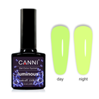Гель-лак CANNI Luminous 809 желтый неон - лайм, 7,3 ml