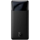 УМБ Портативна Батаеря Baseus Bipow Digital Display 20000mAh 15W 2USB + Type-C Портативний зарядний пристрій / Акумулятор / Павербенк / Повербанк / Power Bank - Чорний