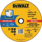 Круг отрезной INOX по металлу DeWalt 230х1.9х22.23 мм DT43909