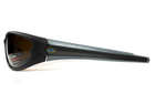Очки поляризационные BluWater Daytona-4 Polarized (brown) коричневые в черно-серой оправе - изображение 2