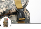 Рюкзак тактичний дорожній армійський для кемпінгу камуфляжний сірий 80 літрів - зображення 10
