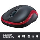 Мышь Logitech M185 Wireless Red (910-002237/910-002240) - изображение 5
