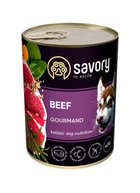 Влажный корм Savory для взрослых собак с говядиной