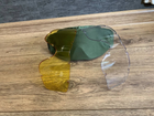 Тактические очки SP049, зеленые, 3 линзы - изображение 2