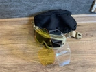 Тактические очки SP68, песочные, 3 линзы - изображение 4