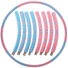 Обруч массажный хула хуп Hula Hoop SP-Planeta 6181 диаметр 95 см Pink-Blue