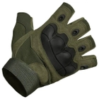 Тактичні рукавиці Outdoor Tactics безпалі олива розмір L - зображення 3