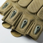 Тактические перчатки Tactical Gloves беспалые олива размер L - изображение 7