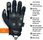 Військові тактичні рукавиці ( XL - розмір, Чорний - колір ) - зображення 8