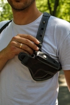 Оперативная наплечная кобура скрытого ношения черная - изображение 3