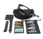 Защитные военные тактические очки с поляризацией Black + 4 комплекта линз - изображение 4