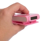 Шагомір електронний з кліпсою Zelart Sprinter 598B Pink - зображення 5