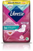 Гігієнічні прокладки Ultra Long з крильцями, подовжені, 36шт. - Libresse Ultra Thin Super Soft 36шт.