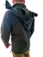 Тактическая мужская куртка Куртка Softshell Combat, Олива M - изображение 3