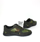 Мужские кроссовки с вставкой из плащевки BFL 41 26.7см зелёный - изображение 7