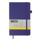 Книга записная Buromax Etalon 125х195мм 96 листов в клетку обложка из искусственной кожи фиолетовый (BM.291160-07)