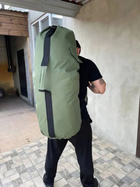 Рюкзак баул для переноски Karat 100 л Хаки (kar_0104) - изображение 2