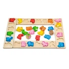 Деревянная игра-сортер Viga Toys Карнавал животных (KID_50450) 32 x 4 x 21 см