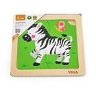 Дерев'яний мініпазл Viga Toys Зебра, 4 ел. (51317)