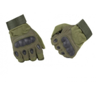 Чоловічі рукавиці тактичні Oakley військові, олива (6986, EL - M) - зображення 4