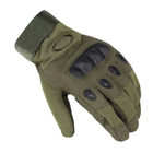 Чоловічі рукавиці тактичні Oakley військові, олива (6986, EL - M) - зображення 6