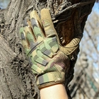 Перчатки тактические военные-армейские сенсорные PROTECTOR с защитой костяшек кулака дышащие, боевые XL Multicam BM39770-2 - изображение 3