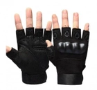 Тактичні рукавиці безпалі Oakley (велорукавиці, моторукавиці) Чорні XL - зображення 5