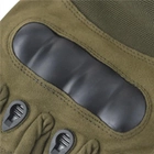 Тактические перчатки беспалые Oakley (велорукавицы, моторукавицы) Олива М - изображение 5