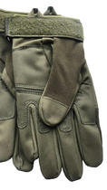 Перчатки тактические с закрытыми пальцами летние с косточками Хаки - изображение 6
