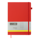 Книга записная Buromax Primo 190х250мм 96 листов в клетку обложка из искусственной кожи бордовый (BM.292161-13)