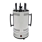 Шашлычница электрическая электрошашлычница Domotec MS-7782 на 6 шампуров 1000Вт вертикальная домашний электрогриль гриль електрический барбекю мангал для шашлыка с нержавеющей стали