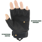 Тактичні рукавички безпалі Олива M - зображення 2