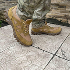 Кросівки чоловічі тактичні літні сітка ЗСУ (ЗСУ) 7105 44 р 28,5 см коричневі - зображення 7
