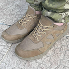 Кросівки чоловічі тактичні літні сітка ЗСУ (ЗСУ) 6835 40 р 26 см коричневі - зображення 6