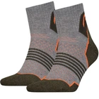 Шкарпетки Head Hiking Quarter Unisex 2-pack 35-38 gray/green 781002001-159