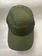 Військова тактична бейсболка кепка Olive One size - зображення 1