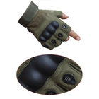 Тактические перчатки Олива, размер L - изображение 4