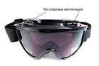Защитные тактические маска очки Global Vision Wind-Shield 3 lens KIT (три змінних лінзи) Anti-Fog - изображение 5