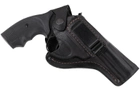 Кобура Beneks для Револьвера 4 формована з кліпсою Шкіра Чорна - зображення 1