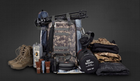 Рюкзак тактический армейский камуфляжный пиксельный серый 56 литров з сумочками - изображение 13
