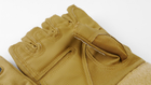 Тактические перчатки беспалые койот XL - изображение 4