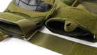 Тактические перчатки беспалые Green XL - изображение 4