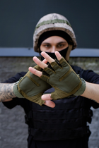 Військові Тактичні Перчатки Without Oakley Khaki - зображення 5