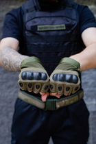 Військові Тактичні Перчатки Without Finger Khaki - зображення 5