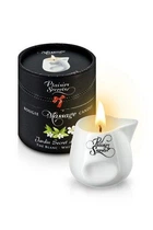 Массажная свеча Plaisirs Secrets White Tea подарочная упаковка, керамический сосуд (80 мл)