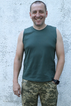 Тактична майка, футболка чоловіча олива розмір 50 (BEZ-2209) - зображення 1