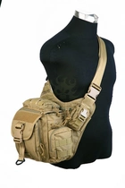 Тактична плечова сумка Shark Gear Fatboy Bag 70006011, 900D Digital Desert (копія АОР1) - зображення 5